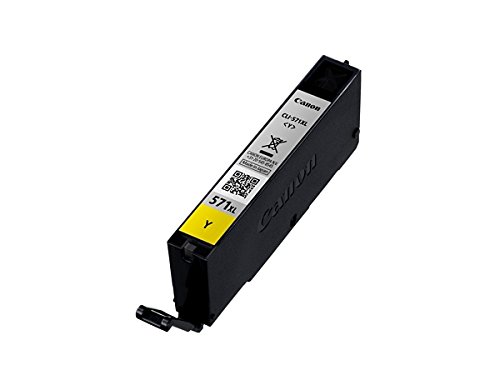 Canon Cli-571Y Xl Original Ink Cartridge Yellow Inkjet High Yield 680 Pages 0334C001
