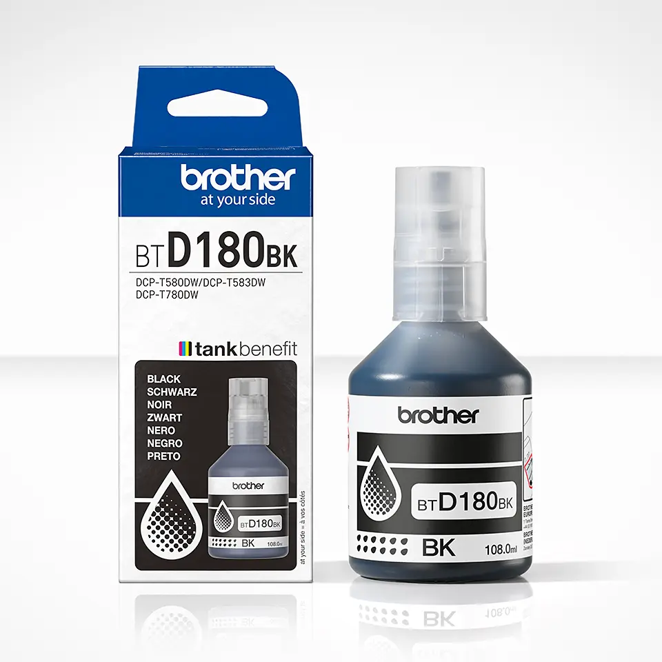 BROTHER BT-D180BK Originele inkt - Zwart