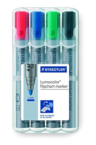Flipchart marker Lumocolor 4 stuks