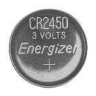 2 X Energizer CR2450 3V Lithium Coin Cell Battery 2450