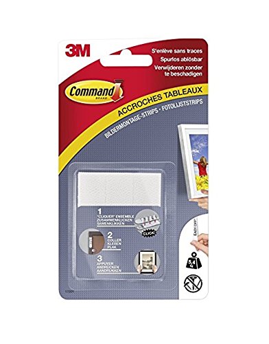 Command Bevestigingsstrips Set van 8 Maat M 5,4 kg