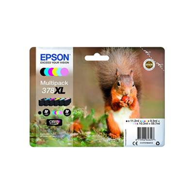 Epson 378XL Multipack 6 Ink Photo HD Cartridges