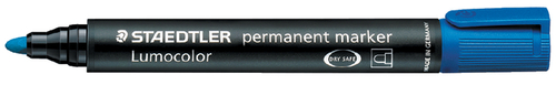 Staedtler marker permanent 352 blauw ronde punt - 10st.