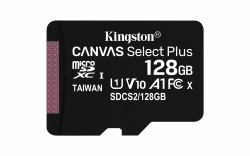 128gb Microsdxc Canvas Select 100r A1 C10 Card + SD Adapter