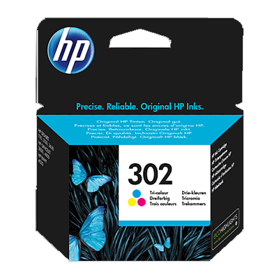 HP 302 Ink Cartridge CMY Kleur