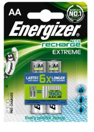 Energizer Batterij Extreme AA - Oplaadbaar 2300mAh