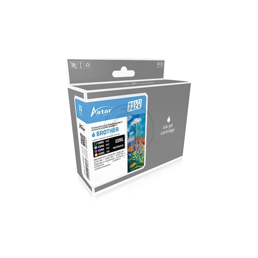 Astar - 4 Pack - C/M/Y/K - Brother - LC3219XL