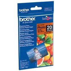 Brother Foto Papier - 10 x 15 cm (4 x 6 Inch) Premium Plus Glossy - 20 Vel